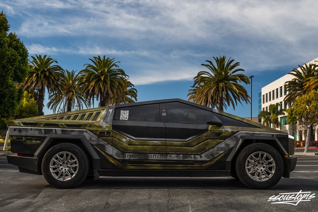 V2 Razorback Cyber​​truck包装套件在这里，它比以往任何时候都更好！ 🚗💥采用了更经过战斗测试的设计，增强的DetAILs和新鲜的Patina Elements，该升级已准备好将您的网络狂欢提升到一个新的水平。想要一些自定义的东西吗？ DM我们用LOGOs或调整来个性化您的包装，以使其成为您的独特之处。立即前往我们的Shopify，立即抓住您的！
•
•
•
___________________________________________
联系信息
（650）562-7034
销售@sscamerica.com 
___________________________________________
razorbackcybertruck #cybertruckwrap #cybertruckdesign #cybertruck #halo #CallofDuty＃vinylwr⟦2Inging#westcoastoriginal #siliconvalley＃sfbay⟦33⟧Ea#vehicleenhancementstudio #sscustudio #sscustom #wraphicdesign＃LIVERydesign#haloreach #halomemes #haloinfinte＃razorbackv2＃razorbackv2＃razorbackversion2 #explore #exploremore #viral #reels #reels＃relonmusk #elonmusk #explorer #explorer #explorer #explorer @sscustoms