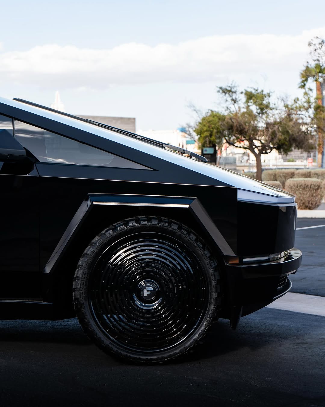 #CyberTruck on #Forgiato @wheels by @dippedautoworks @forgiato