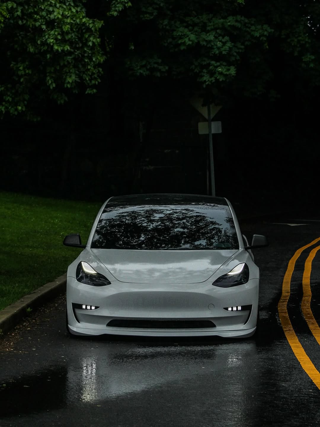 ☔️🌲 ‎ #tesla #teslamodel3 #model3performance #teslamods #modifiedtesla #teslalife #evcommunity #driveelectric #zeroemissions #electricvehicle #sustainabledriving #carculture #carmods #cleanbuilds #carbonfiber #carsofinstagram #instacars #carphotography #garagegoals #roadpresence #aftermarketlife @oeplusm3p