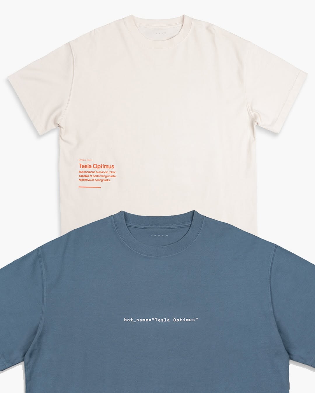 Optimus T恤是特斯拉商店 🤖 @teslamotors