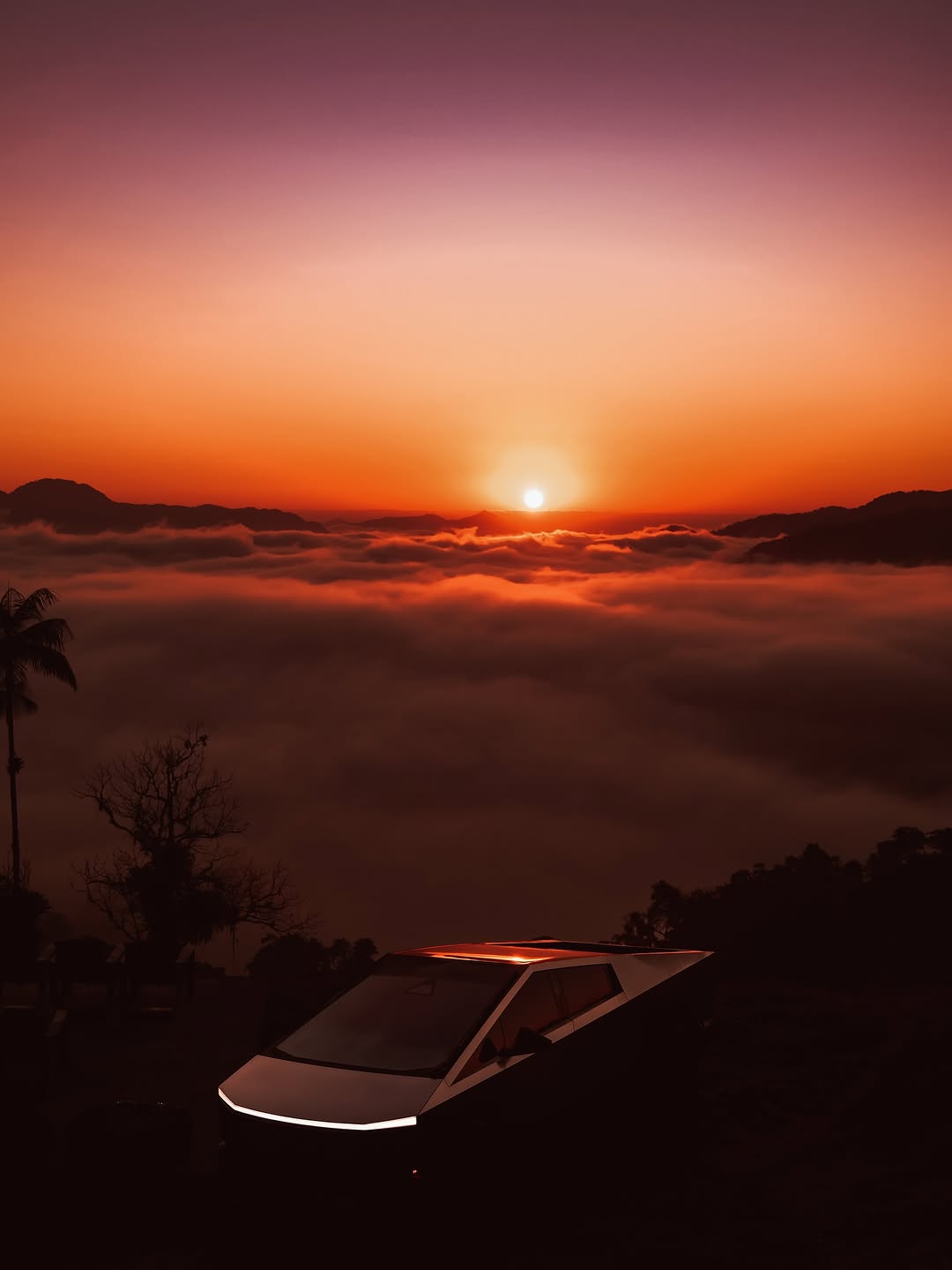 巴西余晖 📷 @daniellunelli @teslamotors