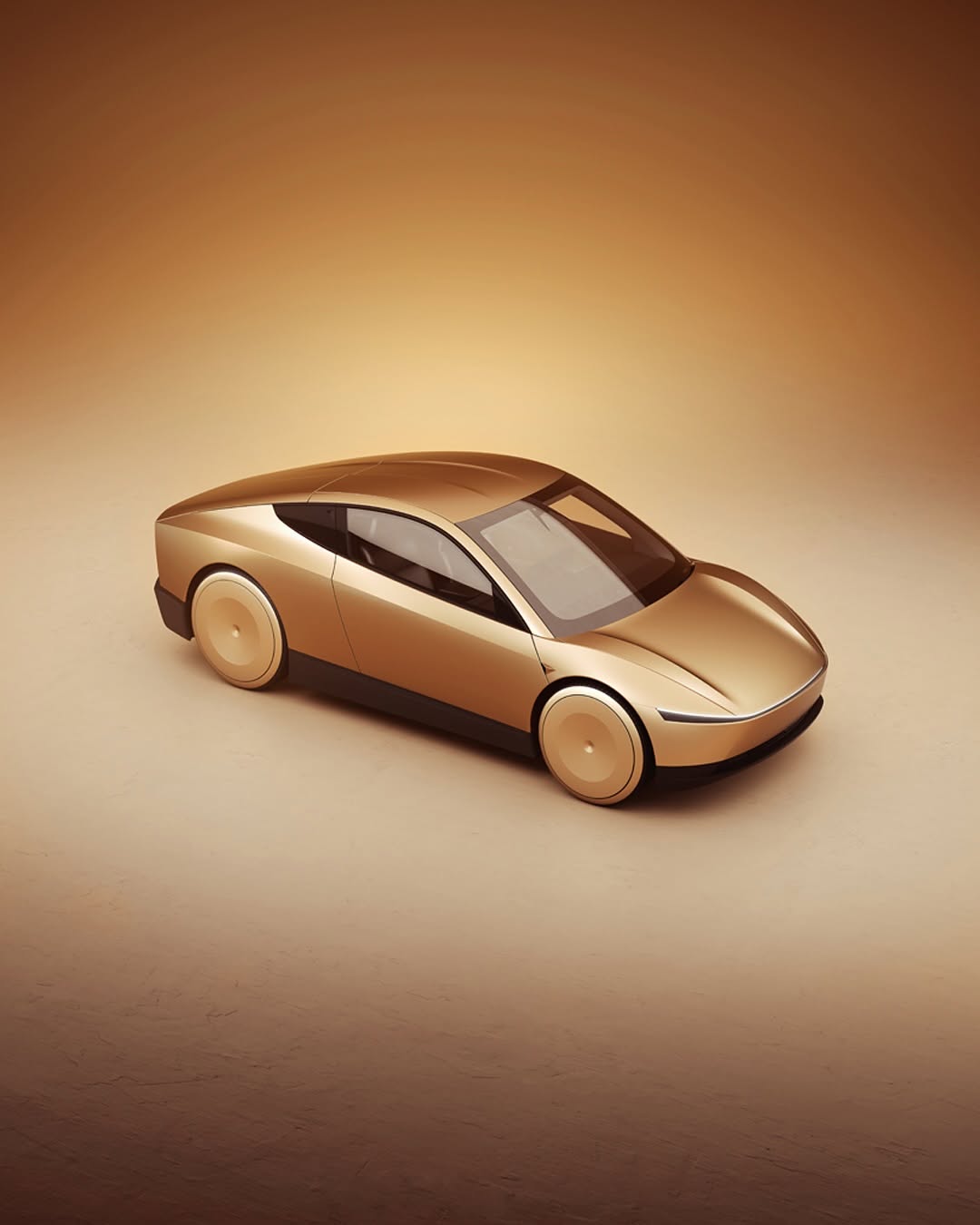 未来是金色的 ✨ @teslamotors