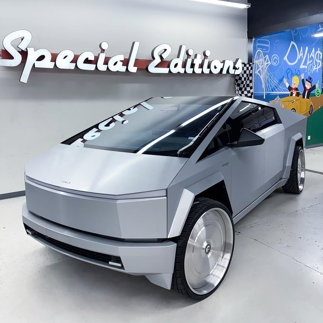 #CyberTruck 28英寸 #Forgiato @wheels 由 @specialeditionss @forgiato