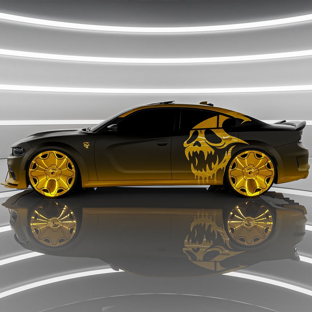 📸📸📸 丑陋的“ScreamCat” Hellcat宽体幽灵车，1/1贴膜!! 我把尖叫面具和“Hellcat”标志风格融合在一起!! 🔥🔥🔥🔥🔥🔥🔥 ——————————————————————————— 向左滑动 向左滑动 向左滑动 向左滑动 ——————————————————————————— .⁣ .⁣ .⁣ .⁣ .⁣ #dodgecharger #carsofinstagram #forgiato #carstagram #challenger #charger #dodgeofficial #hellcat #hellcat道奇 #hemi #instacar #instacars #reelsinstagram #liftedtrucks #mopar #hellcat宽体 #mopar家族 #trackhawk #mopar国家 #moparornocar #supercharger #durango #scatpack #srt #srt8 #supercharged #thatsmydodge #thebestofmopar #reels #suv @412donklife