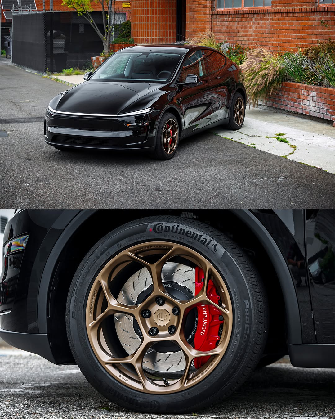 制动性能是您对车辆最明智的投资之一。无论您的目标是减少圈速、在赛道或您最喜欢的后巷中享受更长时间的无衰减乐趣，还是安全地送孩子上学，提升制动性能都是纯粹的利好。UP Iron Front大刹车套件（BBK）是专为特斯拉Model 3和Model Y设计的终极铸铁转子大刹车套件。 @unpluggedperformance