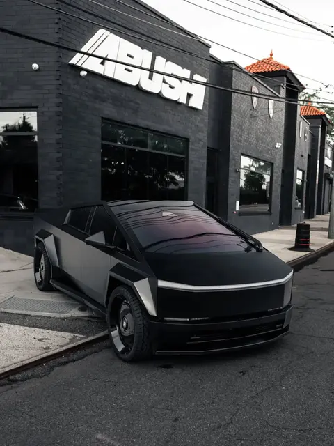 #Tesla #CyberTruck 在 #Forgiato @wheels 由 @abushi @forgiato