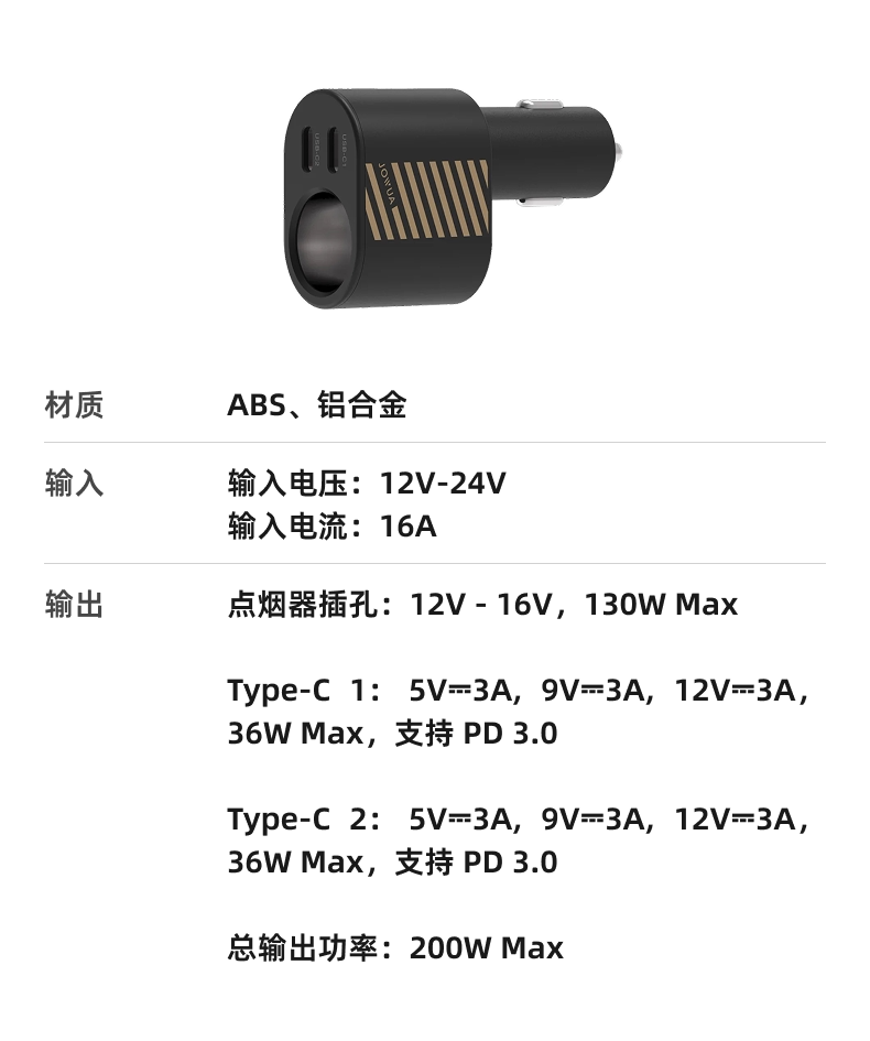 车载充电器超级快充200W 详情图12
