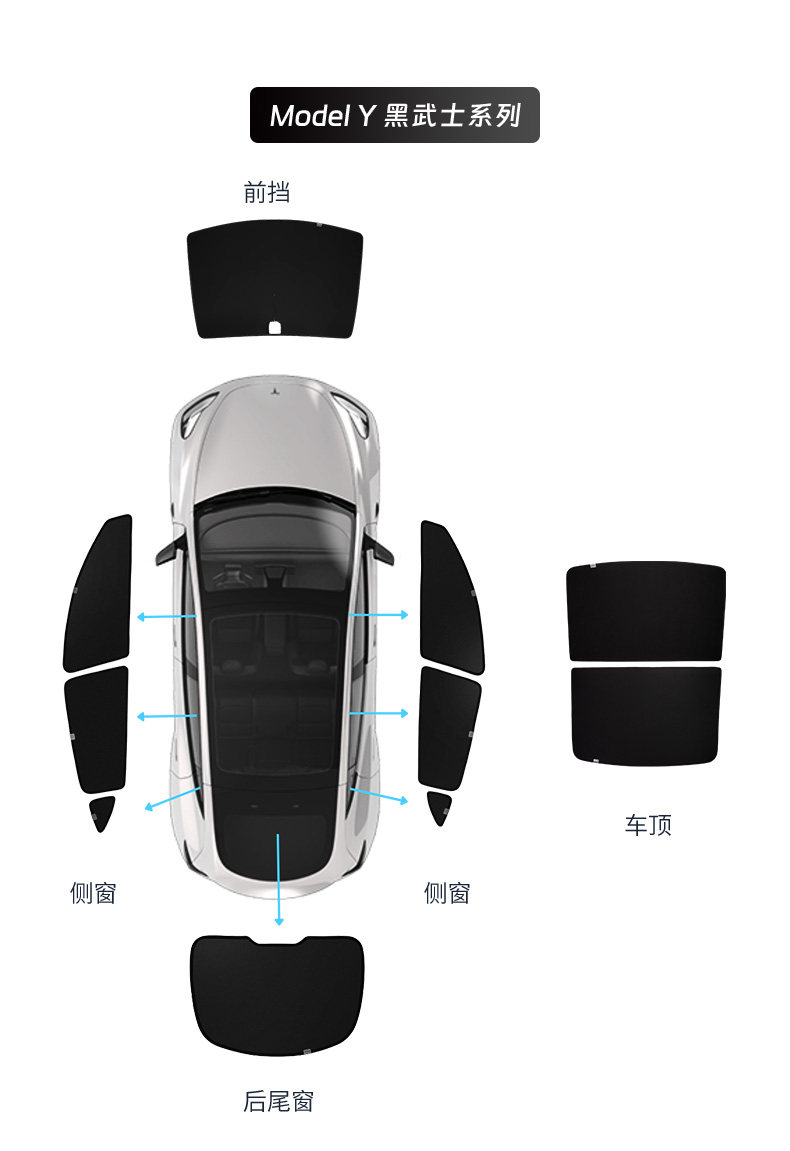 黑武士全遮挡隔热遮阳帘 详情图3
