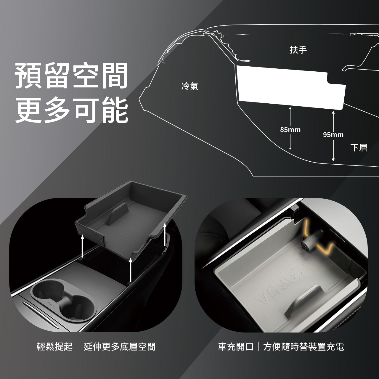 扶手箱收纳盒 详情图3