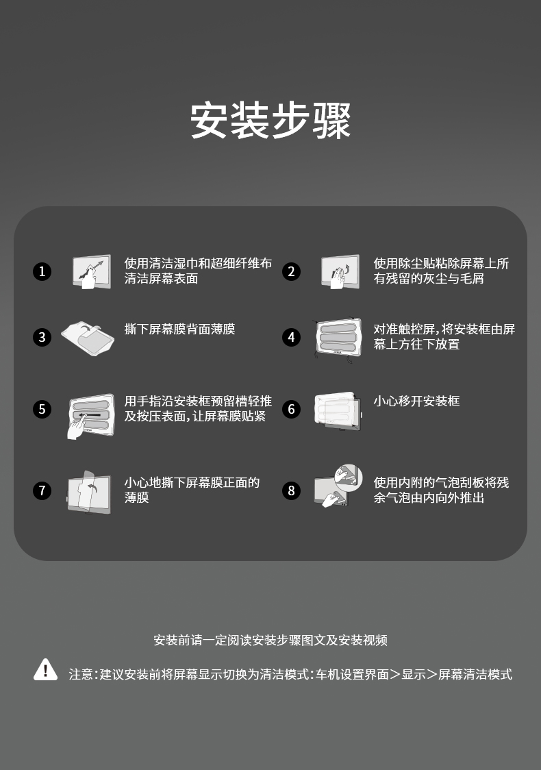 新款Model S/X 钢化膜 详情图12