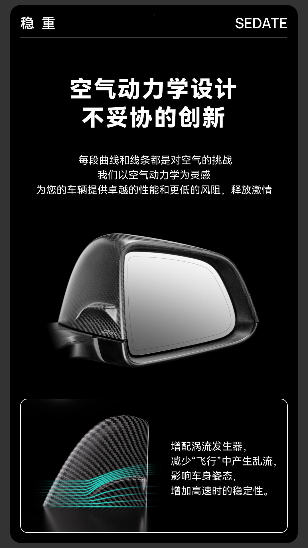 碳纤维后视镜盖 详情图5