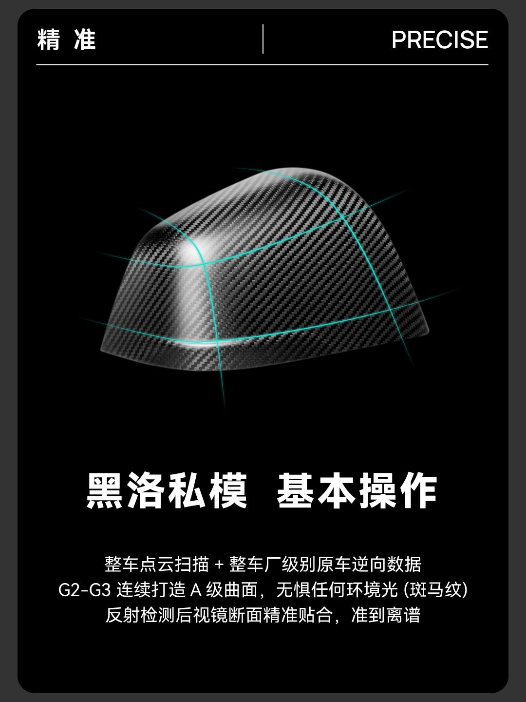 碳纤维后视镜盖 详情图11