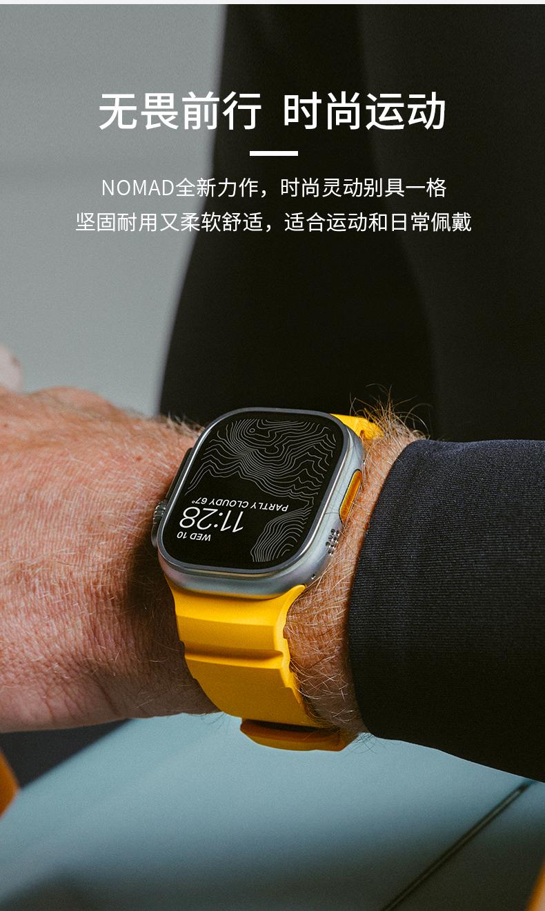 NOMAD钛合金氟橡胶运动表带 详情图2