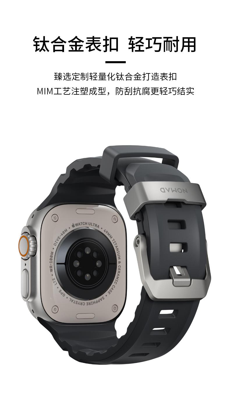 NOMAD钛合金氟橡胶运动表带 详情图3