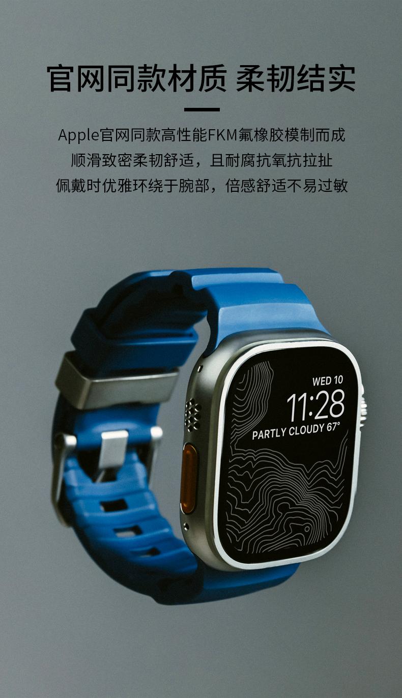 NOMAD钛合金氟橡胶运动表带 详情图4