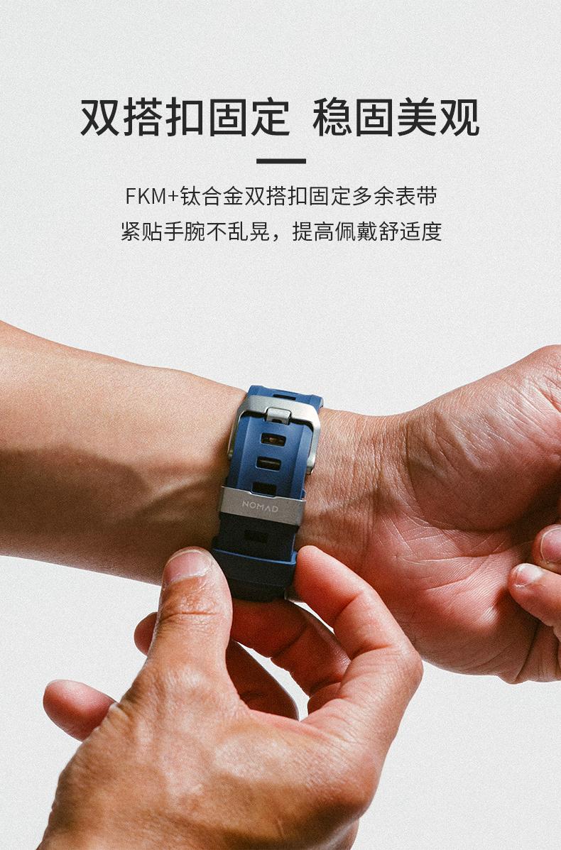 NOMAD钛合金氟橡胶运动表带 详情图8