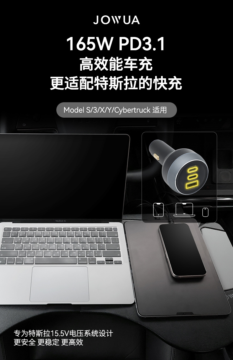 165W车载充电器 详情图1