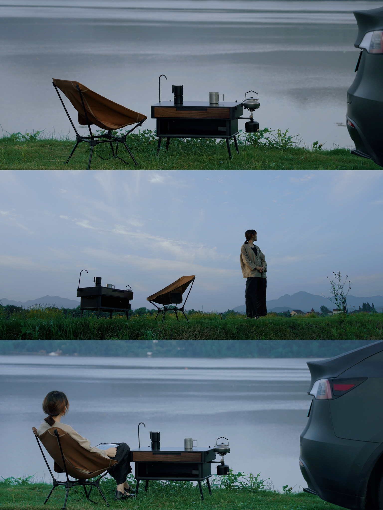 我在清晨5点的江边 喝☕️
你在哪？



#特斯拉周边好物 #特斯拉车主日记 #特斯拉车主日常 #户外 #咖啡 #咖啡时间