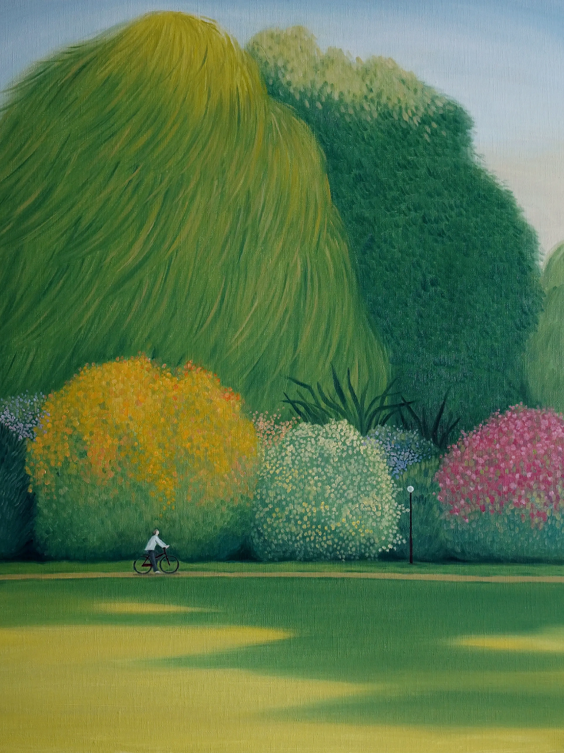 每天认识一位艺术家 | JiYoung Park JiYoung Park是一位韩国艺术家，以柔和的色彩和永恒的美学为特征，凭借自己独特的风格不断拓宽艺术范畴，包括书籍封面、电影海报、专辑封面等。她艺