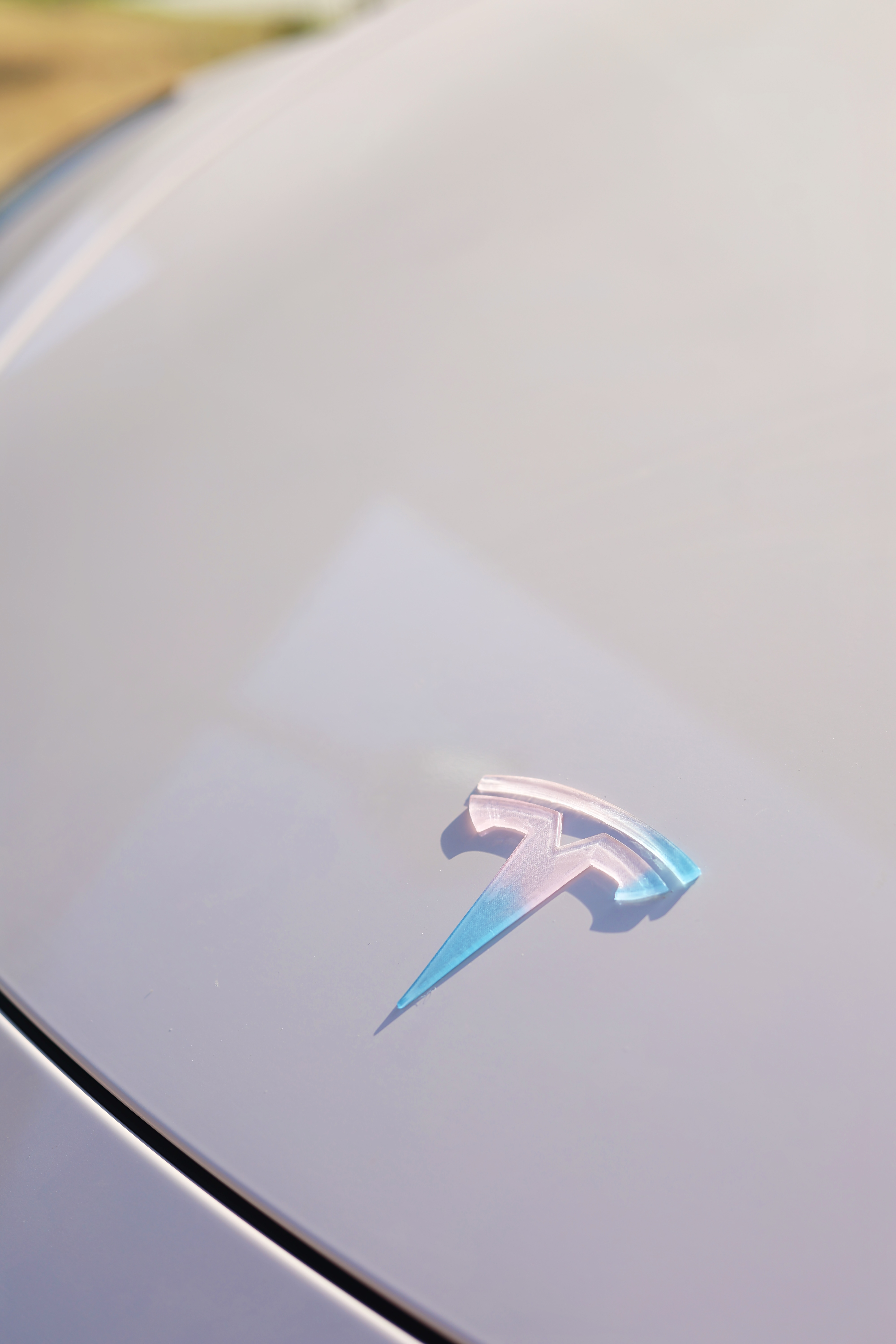 全西安也找不到第二辆。。 分享一下！我的特斯拉透明粉蓝渐变车标🩵🩷
真的太喜欢了
我的小y也是粉嫩公主一枚la～
#特斯拉车标改色 #让人心动的车 #我的车真好看 @我也是momo