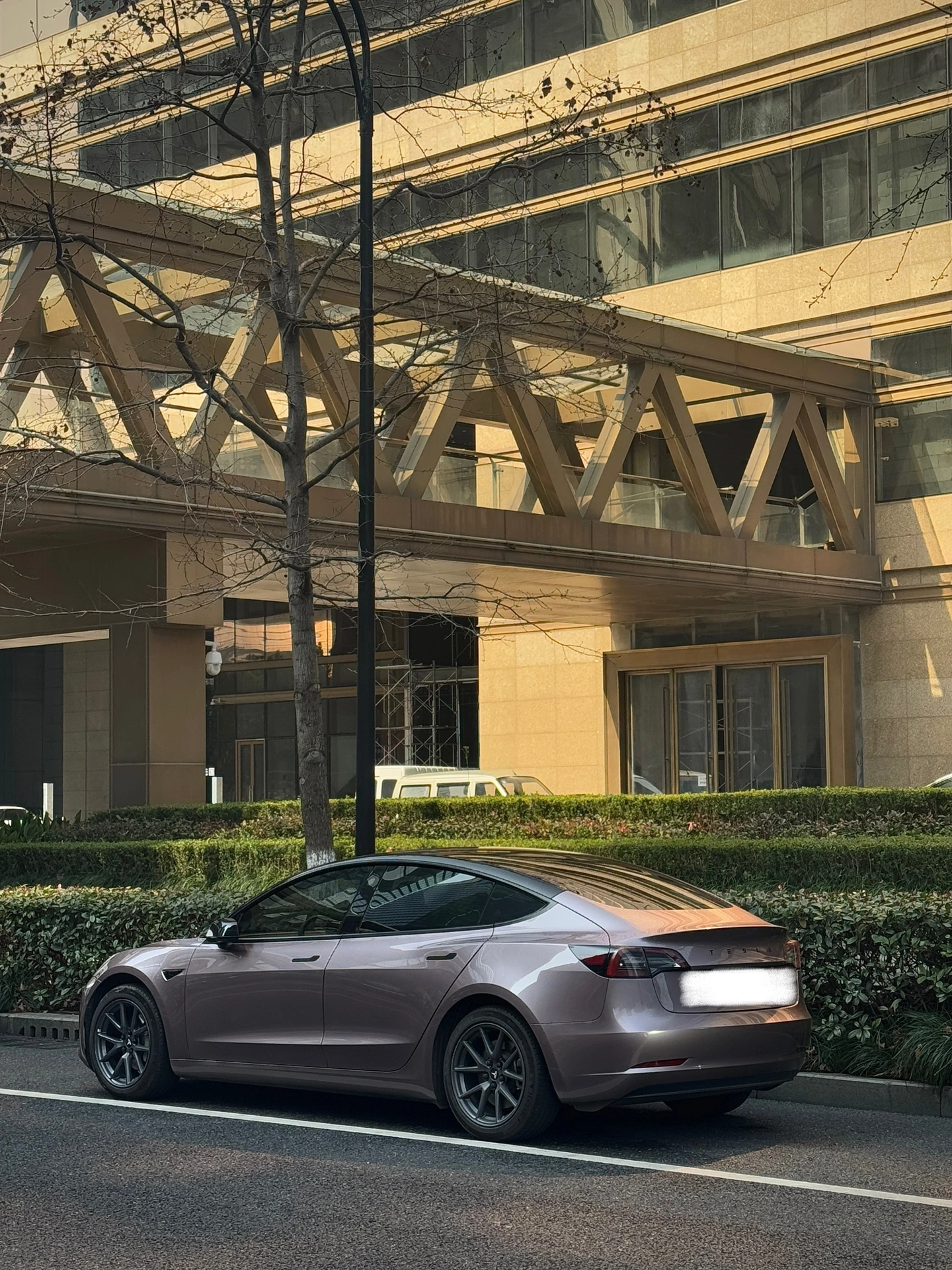 特斯拉改色成功♡是春夏疯狂心动的冰莓粉！！ 提车马上两年 终于狠狠心改色啦！
选了一眼就超级心动的冰莓粉💕
自然光下的实物是低饱和度的粉色（有一丢丢紫调
	
第一次改色还是蛮慎重的
所以直接贴了TPU改色车衣 真漆质感 还能防刮蹭 有划痕据说也能自修复
改完感觉像又提了辆新车一样🥹
而且施工师傅细节也都做得很仔细
	
选择留了悬浮顶 整体看起来更酷一些
这个颜色比黑色还耐脏很多!
很适合我这种懒得出门洗车的猪猪女孩
	
第一次贴改色膜真的好满意！！
忍不住拍了几千张吧也就
	
#特斯拉 #特斯拉model3 #特斯拉改色 #车衣 #特斯拉改装 #特斯拉贴膜 #汽车改色贴膜 #我的日常 #与Tesla的精彩瞬间  #适合女孩子的车  #膜小二TPU改色车衣 #膜小二冰莓粉 @汽车薯 @佳佳Jzyyyy