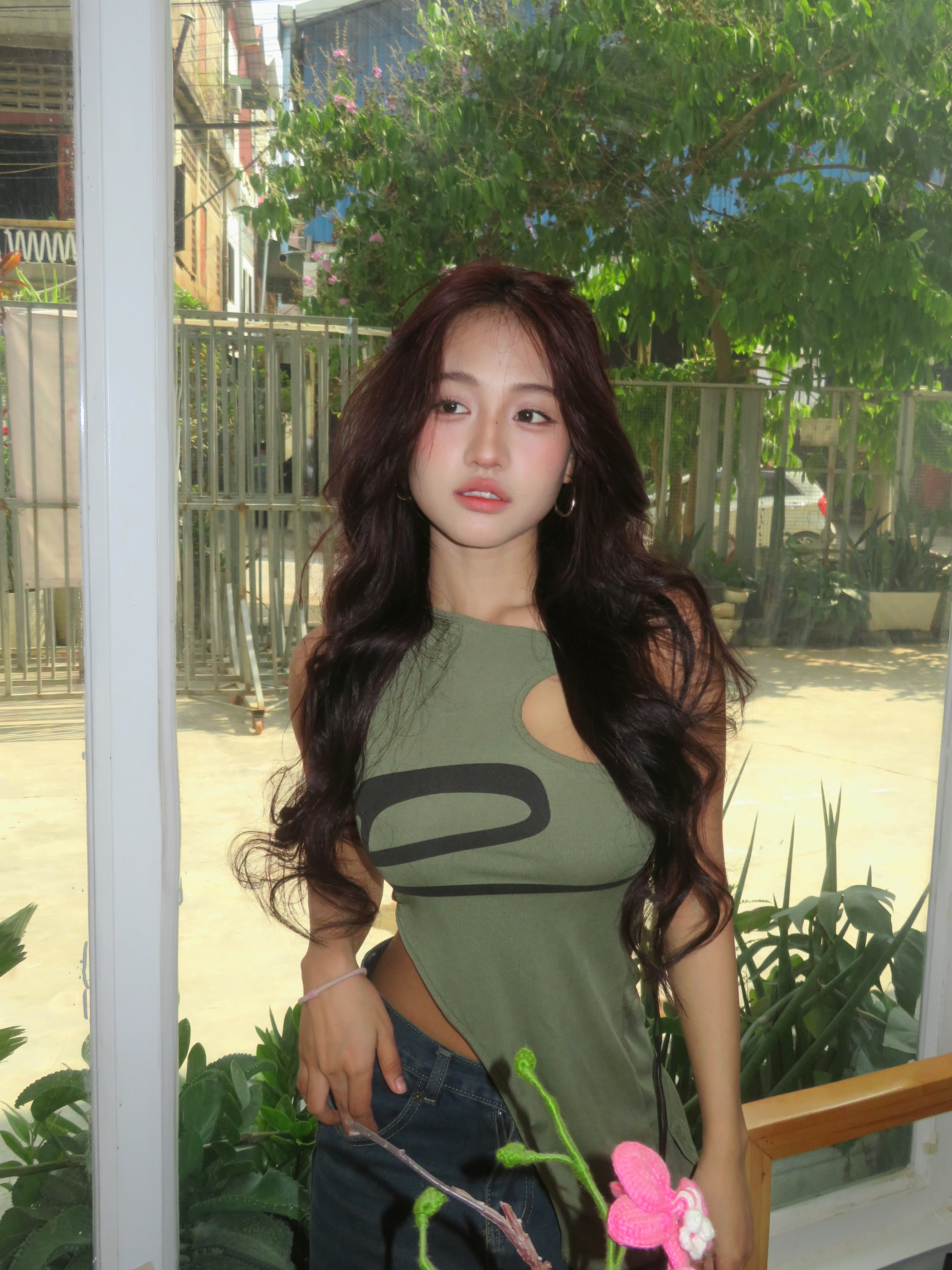 Green and me 💚 #ccd #girls #tikasrim #girl #ccd链 #生活美学 #ootd @Evelyn.k