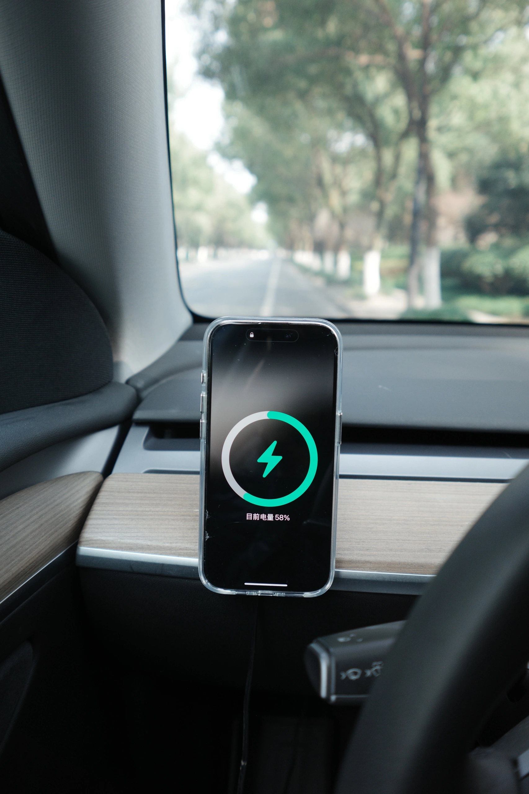 🔴Tesla｜周末晴天 去找春天 有阳光的周末，
连呼吸都变得美妙。
	
装上新入的手机支架，
周末打算带上家人去郊游，
自带无线快充，狂抖不掉，
郊游就可以边充电边导航。
	
和家人一起去感受春风拂面，
看看飞鸟鱼虫、花花草草，
短暂的融入自然🪁🫧🧺
	
#汽车博主 #赴一场春天的约 #特斯拉 #特斯拉modely#一人一件车载好物 #女生车内饰#每天都有值得记录的瞬间 #氛围感车内饰 @➰YY.