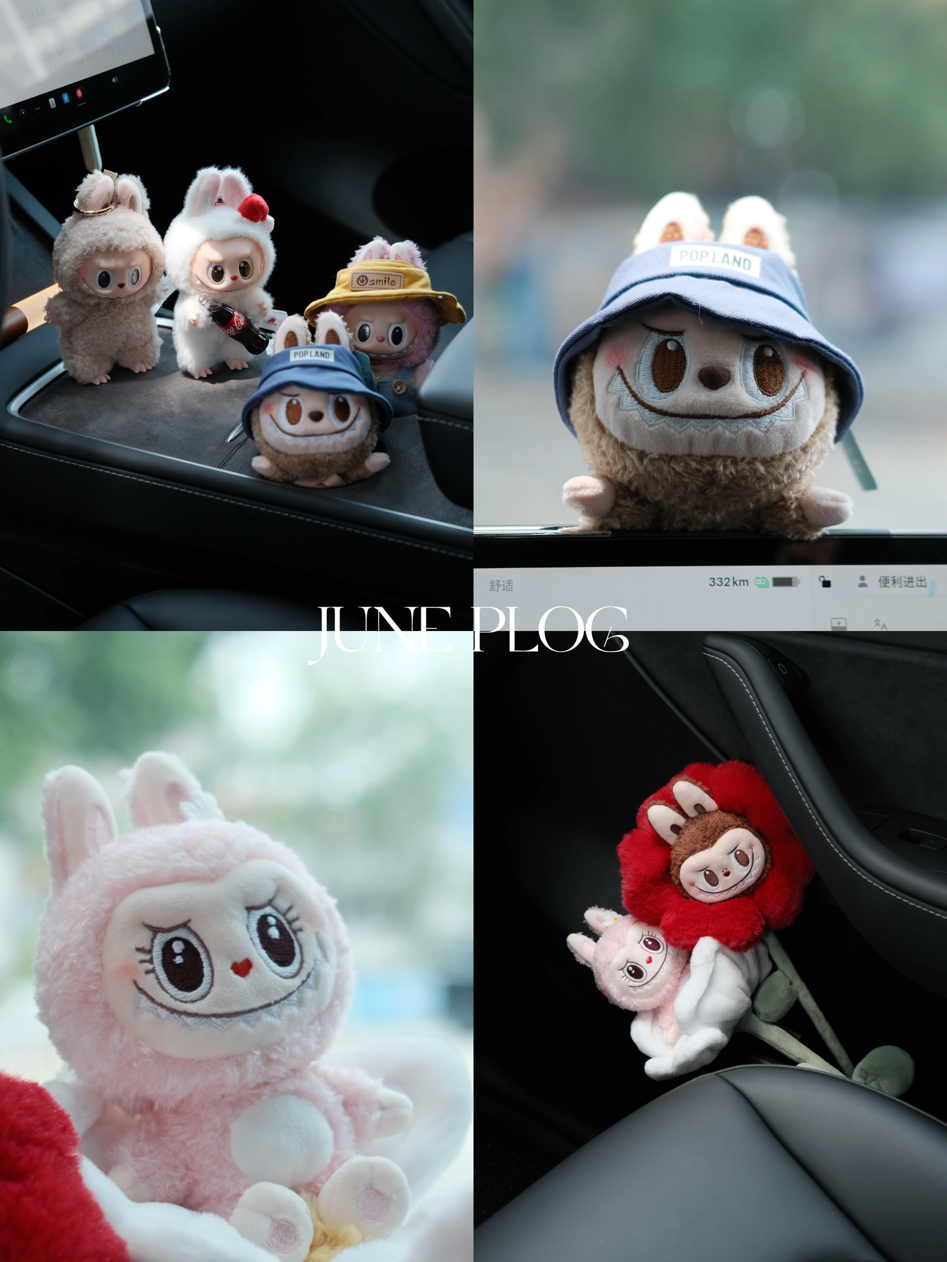 🤍TESLA｜🧸 #特斯拉
#特斯拉女车主
#特斯拉modely
#富士直出
#labubu
#氛围感
#车内拍照
#拍了就要发
#如果你也喜欢
#plog #可爱的一切
#算了你肯定觉得
#不是今天拍的 #提车 @张张在生活