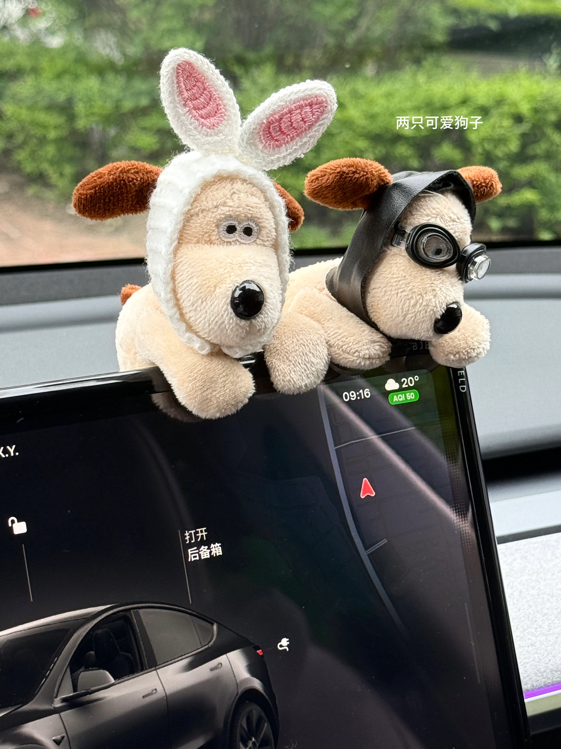 特斯拉女车主｜分享最近入手的车载好物们🚗 🫢谁懂啊！开过特斯拉，彻底对其他车无感了！
忍不住拍桌喊话：20-30W电车天花板真的非它莫属！
从性能到颜值，真！开过就回不去的科技狠活💯
	
📝分享一波颜值&实用兼具的车载好物：
	
1️⃣cybertruck赛博卡套
超酷的！谁懂！！😎特斯拉车主专属身份标志～平平无奇的小卡片瞬间高大上，科技感拉满💯，随手一扔都是道风景线，不用担心存在感弱找不到了！
	
2️⃣天窗遮阳帘
大天窗虽酷，但38℃高温下秒变炼丹炉🔥夏日刚需保命结界
	
3️⃣无极乌龙车载香熏
巨好闻的木质柑橘调香挂，用了小半年还是香香的！
	
4️⃣隐形收纳王者
屏幕后收纳盒日常使用率No.1~墨镜/口红/手机都有了专属小窝~中控台告别杂物山！
	
5️⃣可爱狗子屏幕装饰+纸巾盒
提升车内氛围感，女生车里就要可可爱爱~
	
6️⃣水杯架
材质软硬适中，非常贴合，放水杯咖啡杯稳稳不晃防异响
	
7️⃣屏幕保护套
壳膜一体手残党友好，颜值也很nice~
	
✨其它好物比如头枕、腰靠、中控收纳、香香好物…
大家可以翻翻之前的笔记👀，后续挖到好物再来分享💡
	
#我的车生活 #汽车博主 #汽车博主日常 #特斯拉modelY #特斯拉女车主 #一人一件车裁好物 #特斯拉车载好物 #modelY车主日记 #女生车里有什么 #汽车内饰分享 #年度幸福感好物 #值得入手的车 #车载好物 #特斯拉卡套 #赛博卡套 #特斯拉周边好物 #cybertruck卡套 #汽车好物 #车载好物 #特斯拉改色 #特斯拉遮阳帘 #特斯拉收纳 #特斯拉内饰 #特斯拉内饰 #特斯拉配件 #高颜值汽车好物#我心爱的小角落 #Allin我自己 @歪歪在成长