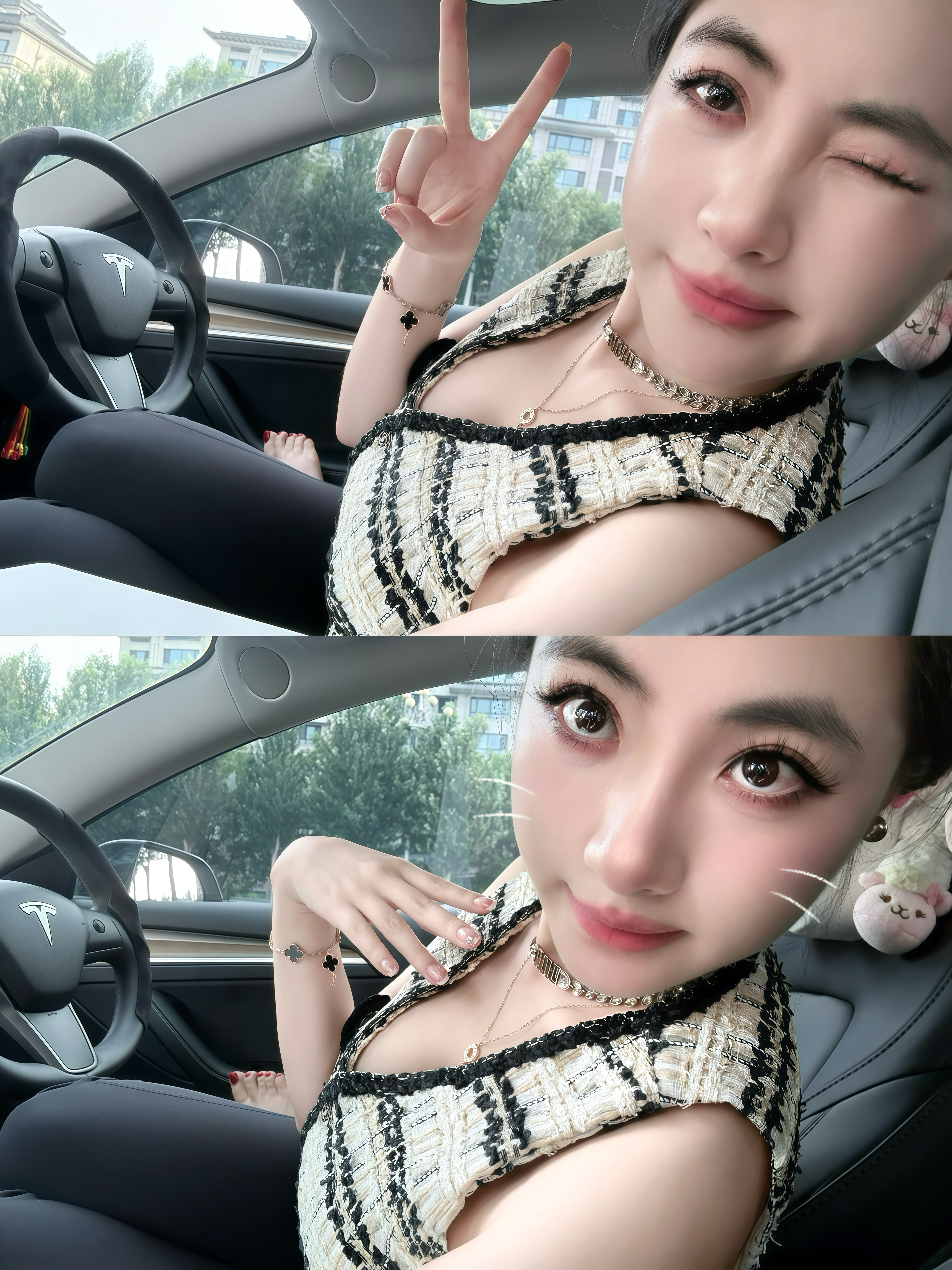 是你的特斯拉女孩！！！ 怎么会有小特这么好开又这么好拍的鼠标！
大拍特拍的每一天！
	
#model3 #tesla #我爱我的车搭子 @魔人啾啾