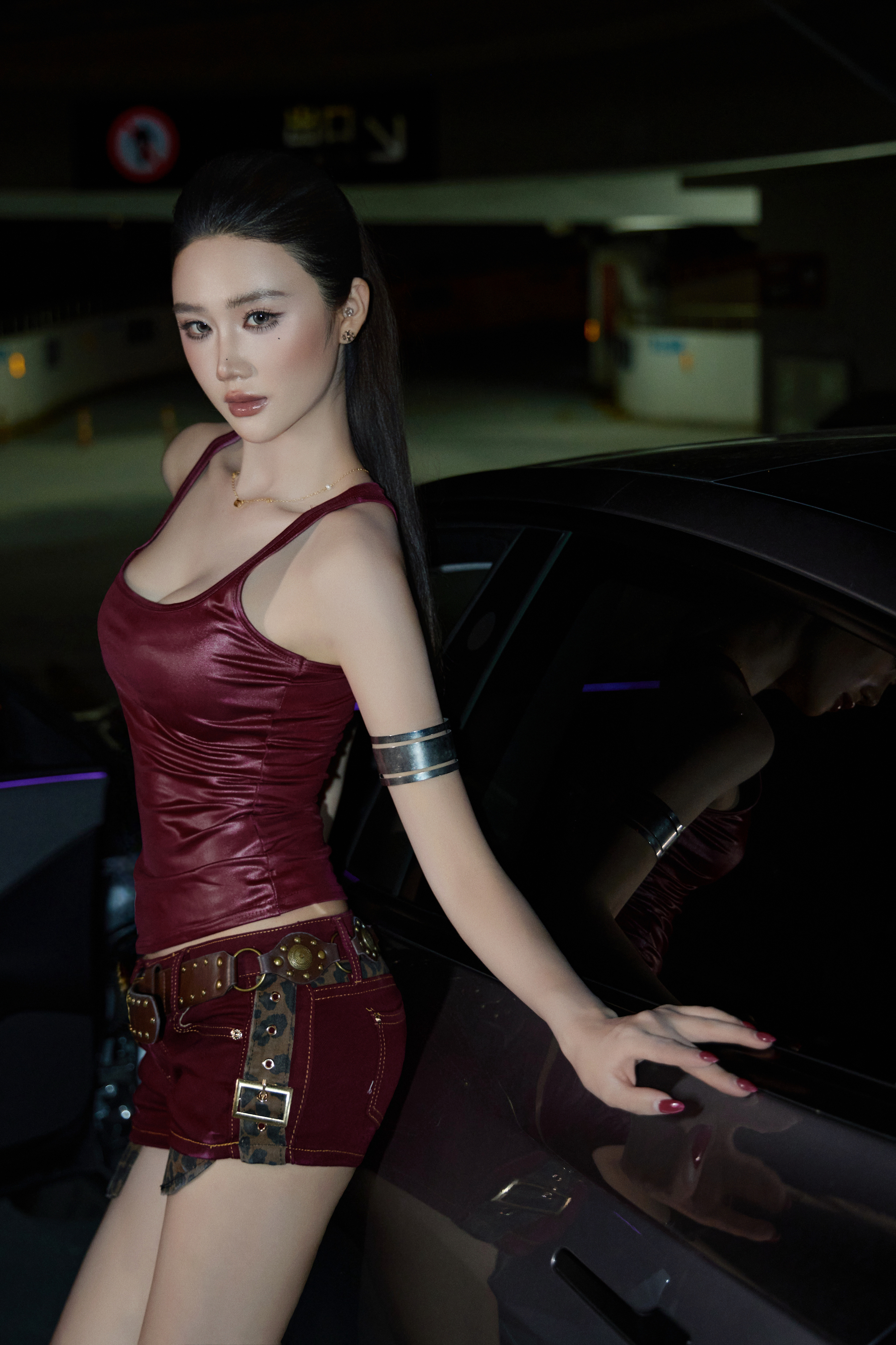 特斯拉也能拍出跑车感 和爱车来一组专属写真#和你的汽车一起拍照 #model3 #模特日常 #玩车无格式 @🐏不辣