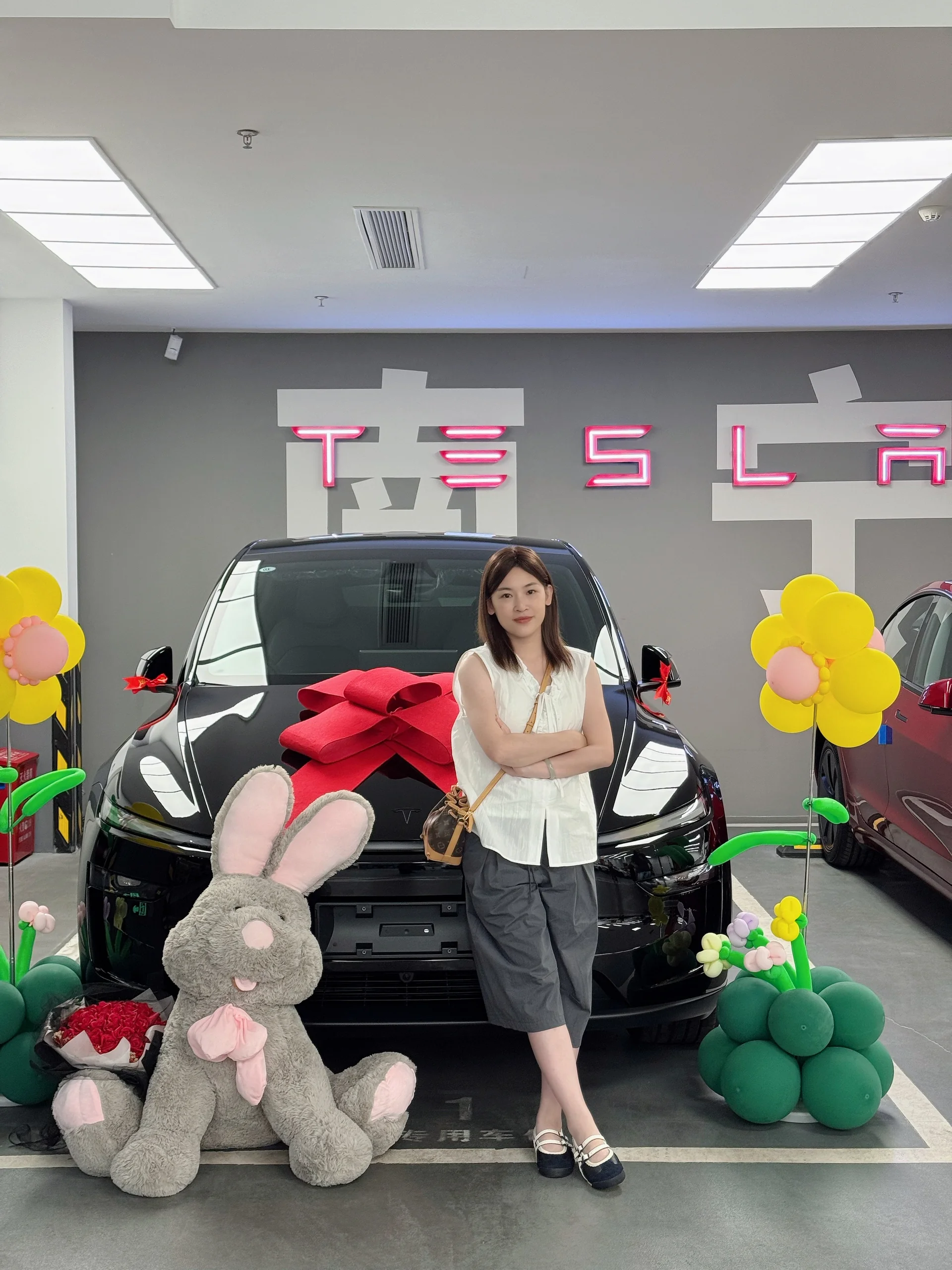 开特斯拉的快乐，谁懂啊🚗 #喜提爱车 #特斯拉 @冉冉猪🐷