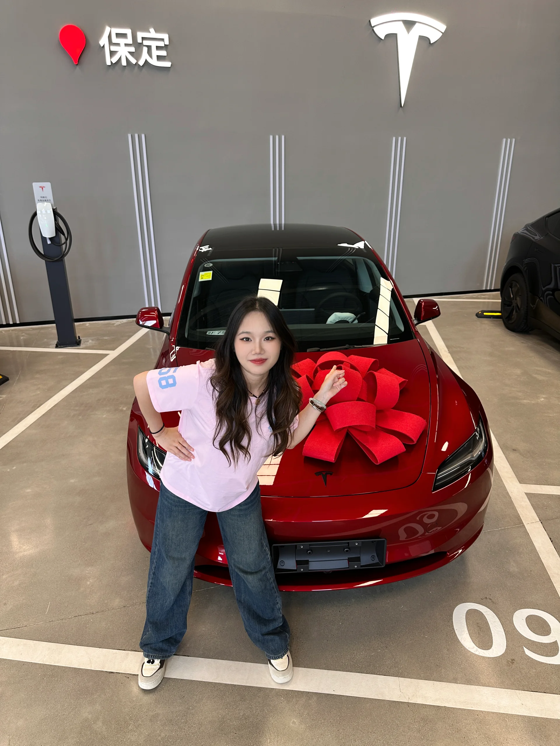 是谁提到了特斯拉！？🚗 #提车日记 #model3 #交车仪式 #特斯拉 #喜提新车 @Pearlyyy