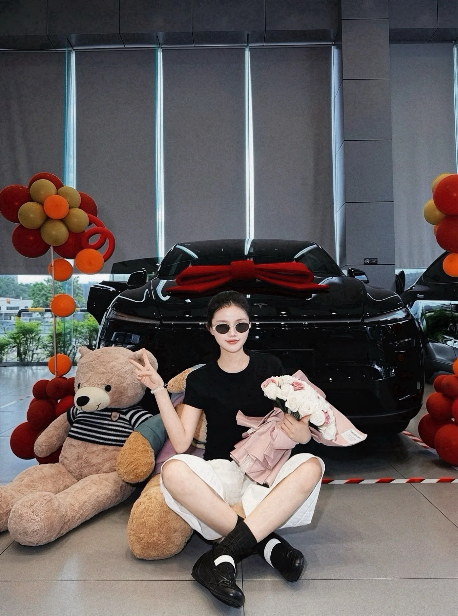 喜提大玩具🧸 耶耶开回家啦 #特斯拉 @Z.